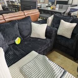 Black Soft Sofa S2