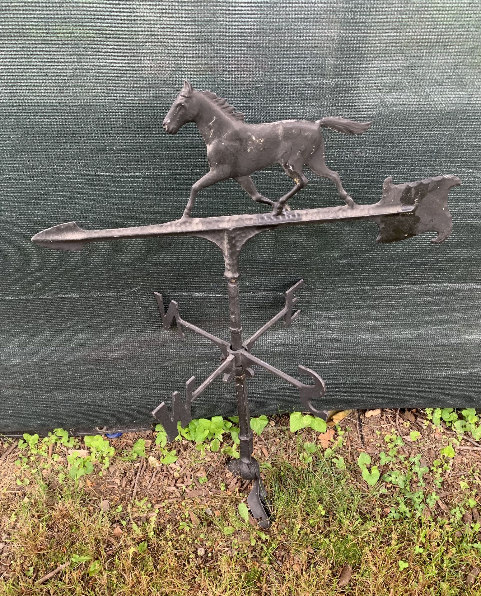 Horse Weathervane Two peices complete