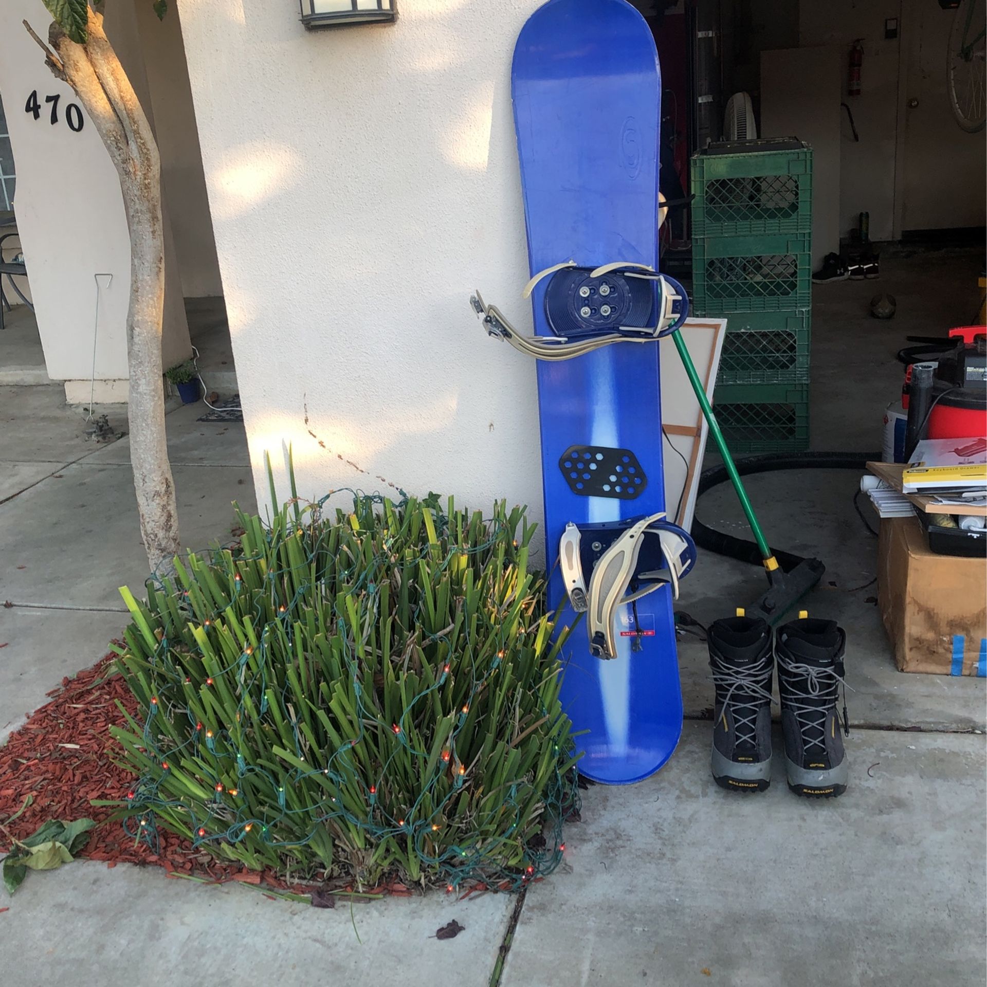 Salomon Snowboard 163[350] Salomon Snowboarding Boots 