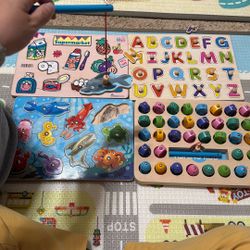 Baby Toddler 0-4y Puzzle Letter Number Animal Supermarket