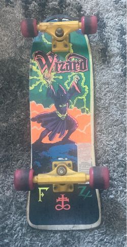 Vintage Nash skateboard mint graphics