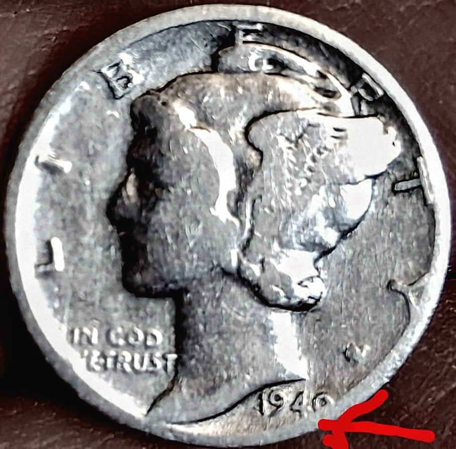 ERROR 1940 Mercury Dime Look At Pictures For The Major Error