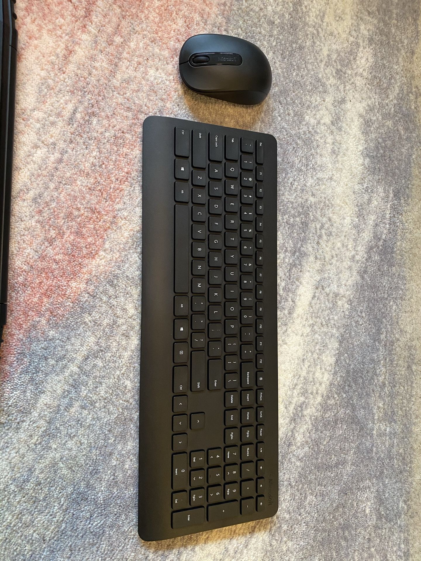 Microsoft wireless keyboard and mouse