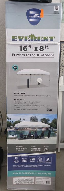 8' x 16' Everest Z - Shade Instant Canopy