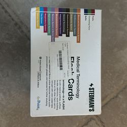 Medical terminology cards