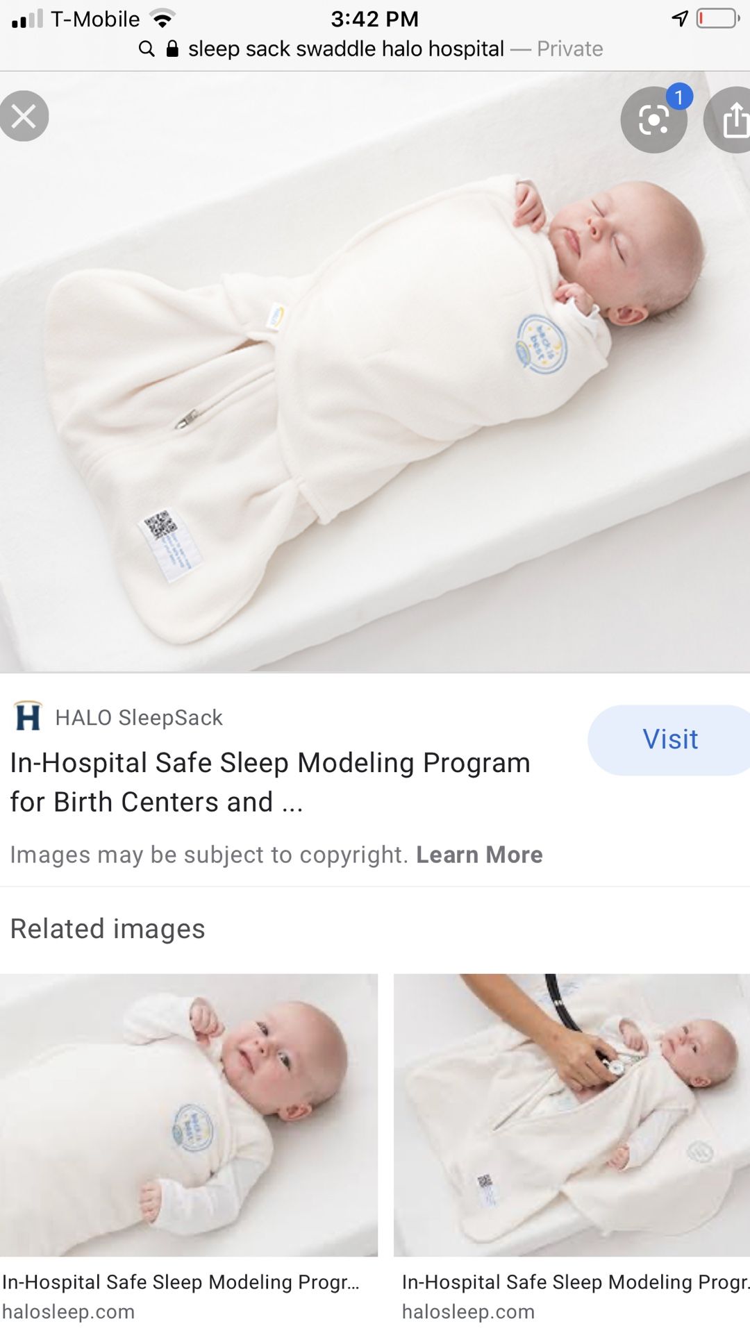 Halo sleep sack Newborn
