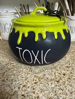 New Rae Dunn cauldron canister
