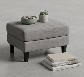 Light gray ottoman 29x24inches x 18 inches Tall