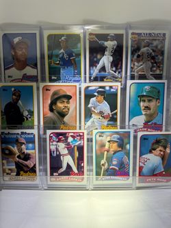Topps Baseball Card Lot – 1989 & 1991 Topps Baseball