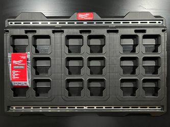 Milwaukee 20 in. x 30.75 in. Wall Plate in Black