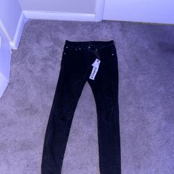 Black Purple Jeans 