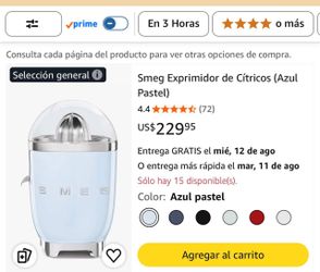 Smeg CJF11 Citrus Juicer Black Electric Juicer with Box & Manual