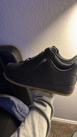 Af1 07 Black Gum Size 8 Mens