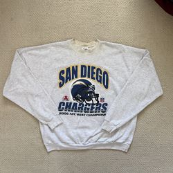 Vintage Y2K San Diego Chargers AFC West Champions Seatshirt