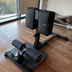 Foldable Squat Bench Workout Leg & Back Exercise Machine