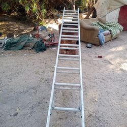 Used Extendable 20 Foot Work Ladder Priced To Sell