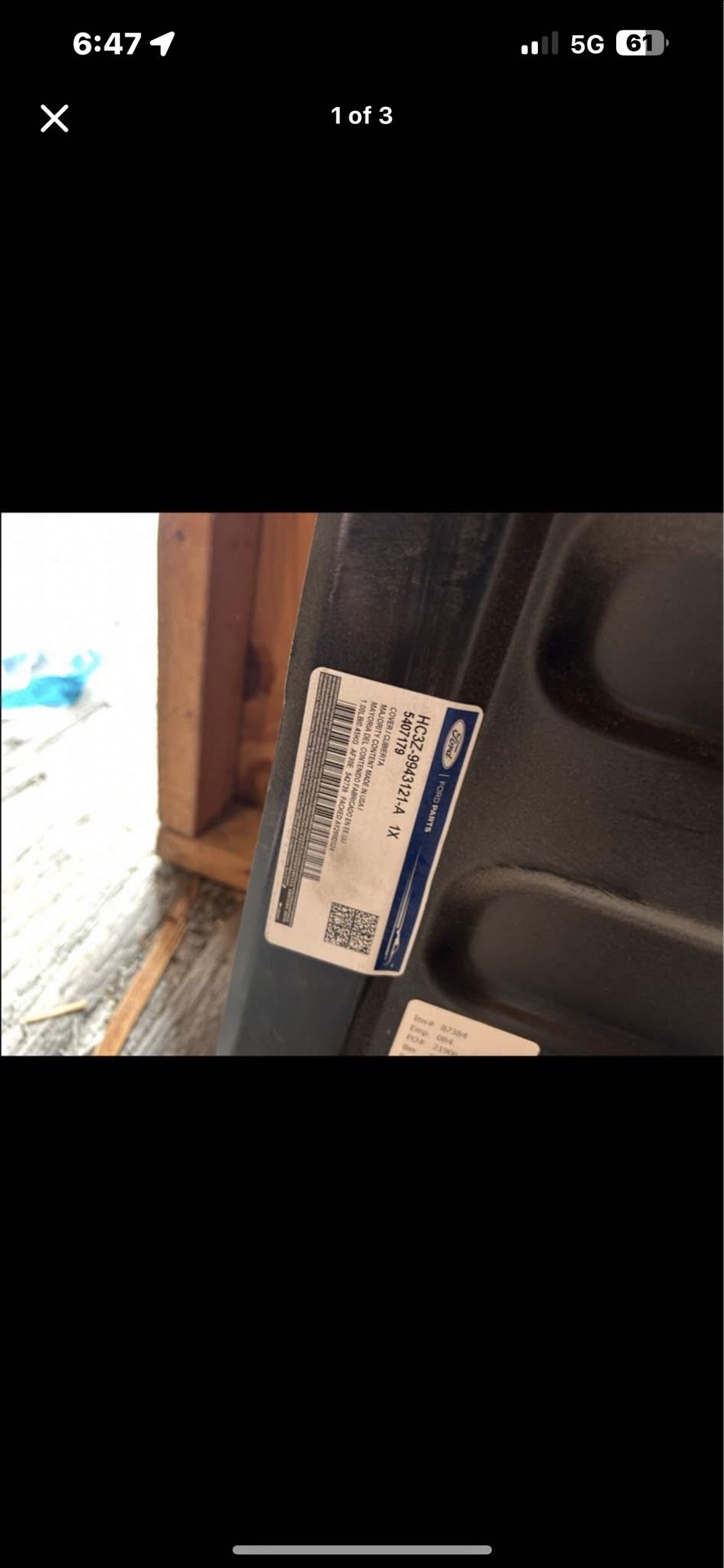 Ford Super Duty Parts- 2017-2022 Tailgate Cover OEM brand New