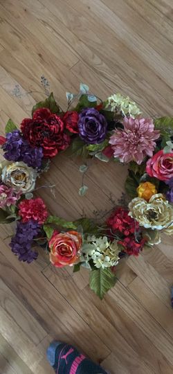 New spring wreath