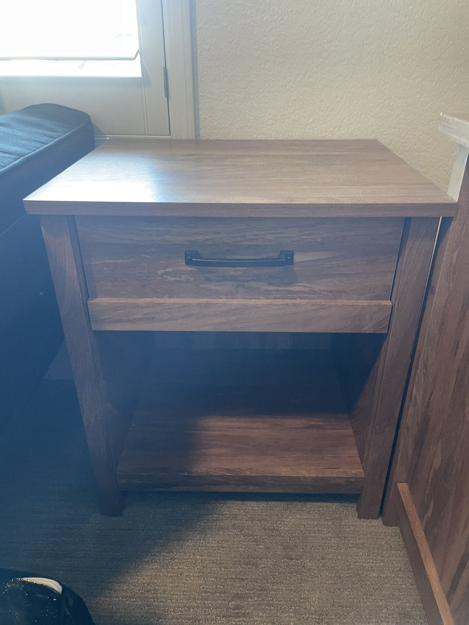 Storage Table With Drawer Or Nightstand