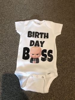 Baby boss birthday shirt