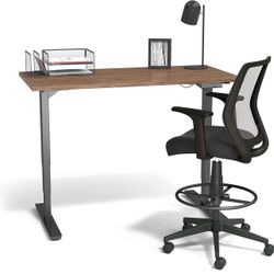 Union & Scale Mesh & Fabric Drafting Chair – New!