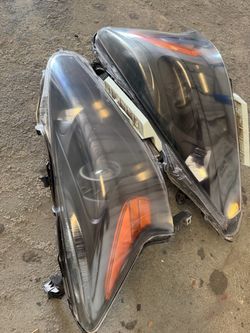 13-15 Nissan Altima Black Halogen Headlights