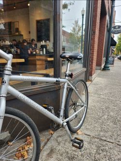 Gnarly Vintage 1997 REI Novara Alight Mountain City Gravel Bike 18" Medium CroMo Silver Gray