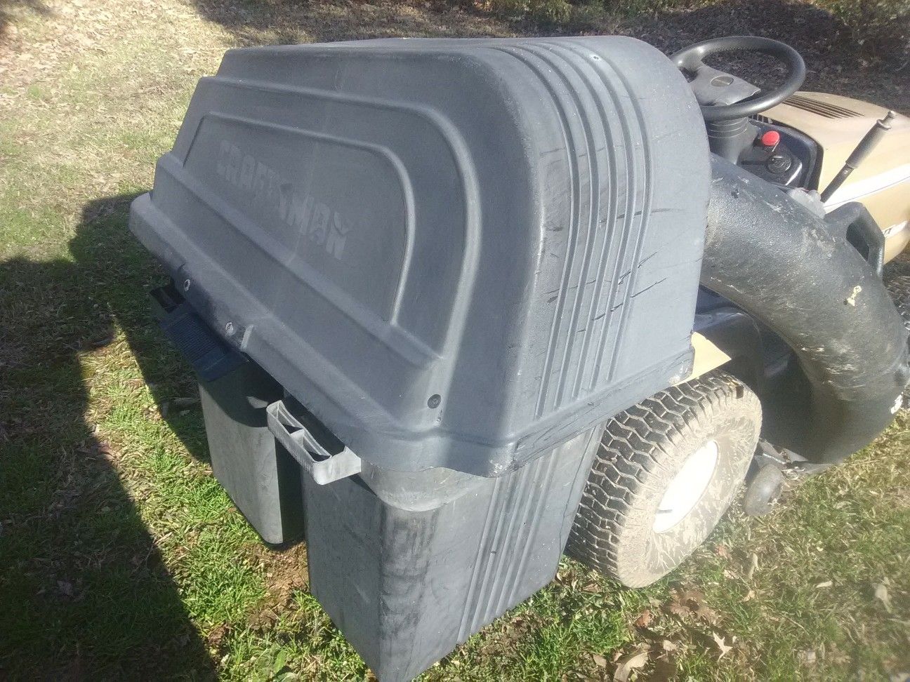 craftsman bag unit ,leave grass catcher for 42" craftsman riding mower