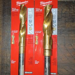 (2) MILWAUKEE DRILL BITS 