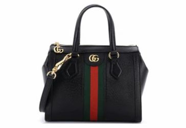 Gucci Ophidia Top Handle Leather Tote