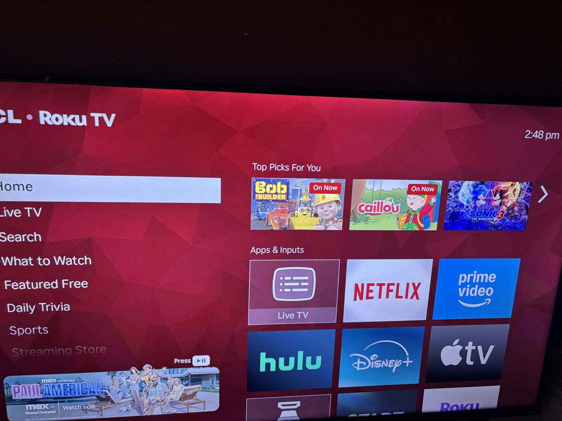 ROKU TV 50’ INCH