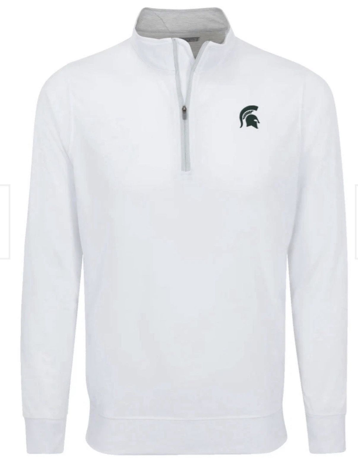 Collars & Co Michigan State 1/4 Zip Long Sleeve Performance Shirt Men’s Sz Medium NWOT