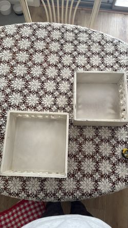 Two Small box shelves