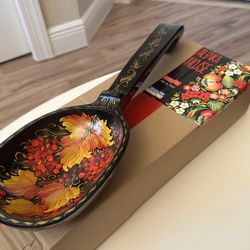 Decorative Wooden Spoon Hand Painted 