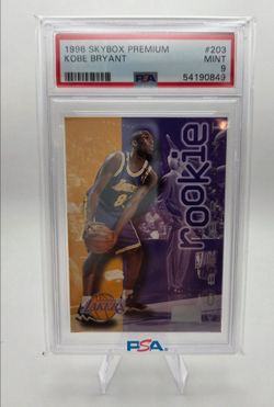 1996 skybox premium kobe bryant psa 9 #203