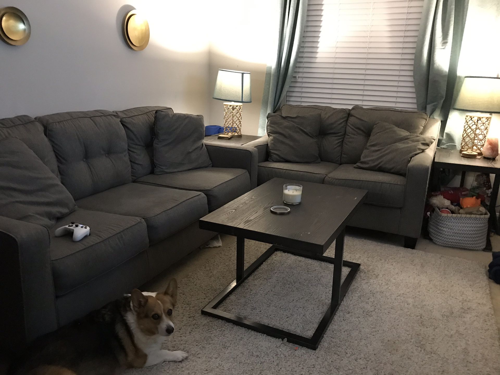 Couch and love seat (living room set)