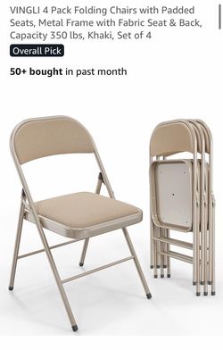 Pack of 4 chairs