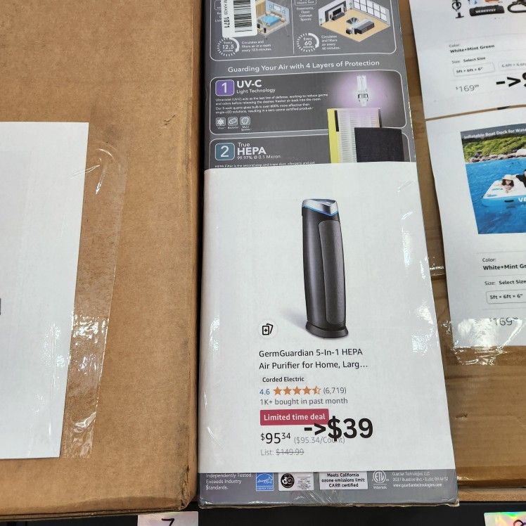 GermGuardian 5-In-1 HEPA Air Purifier