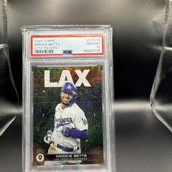 2024 Topps Series 2 - City to City Mookie Betts #CTC-18 PSA GEM MINT 10