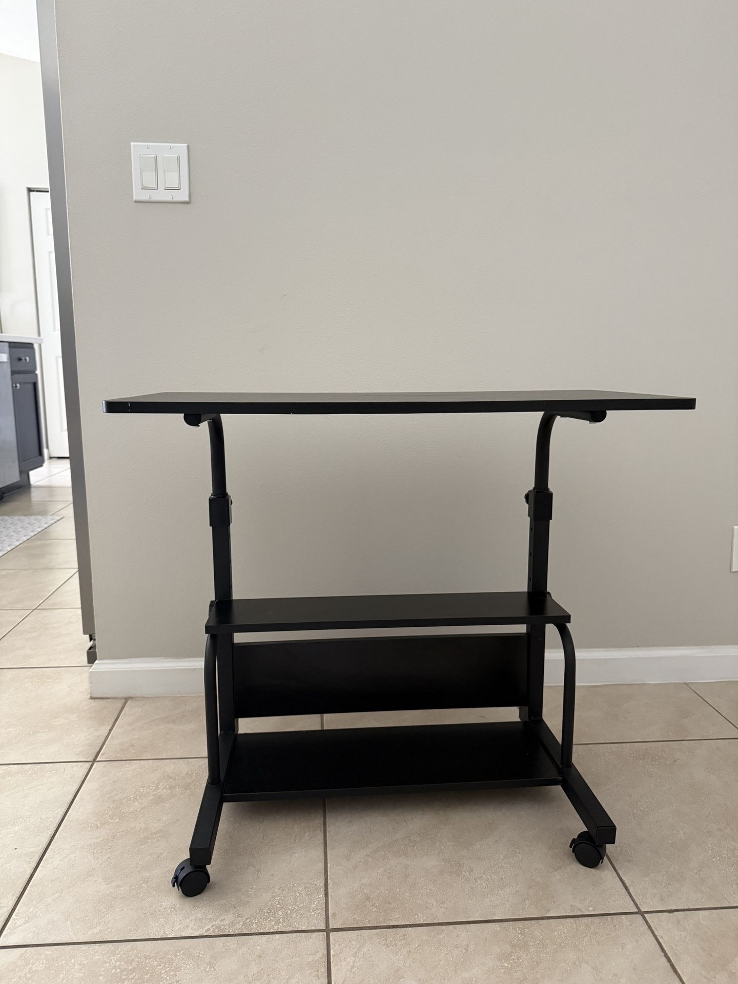 Portable Mini Desk With Wheels