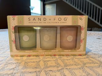 Sand + Fog Set of 3 Candles