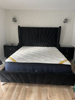 Cal King Bed And 2 Night Stand