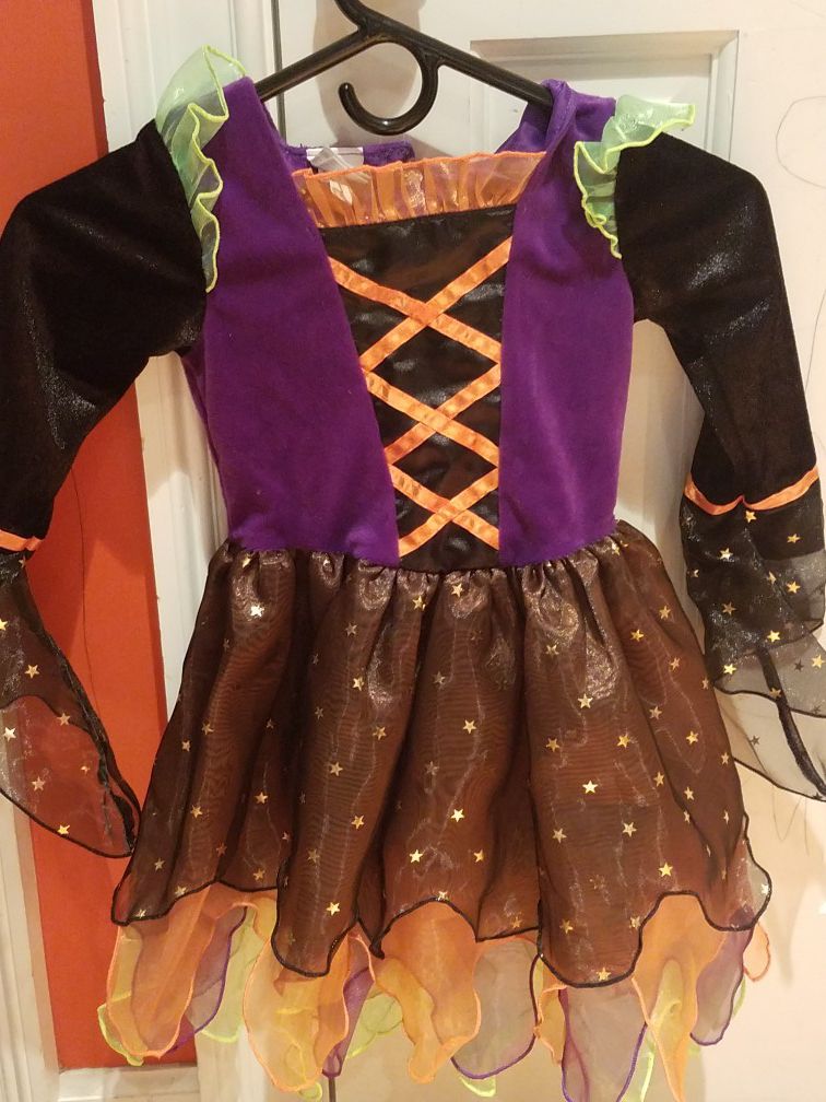3T GIRL WITCH HALLOWEEN COSTUME