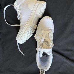 All White Dr Martens 