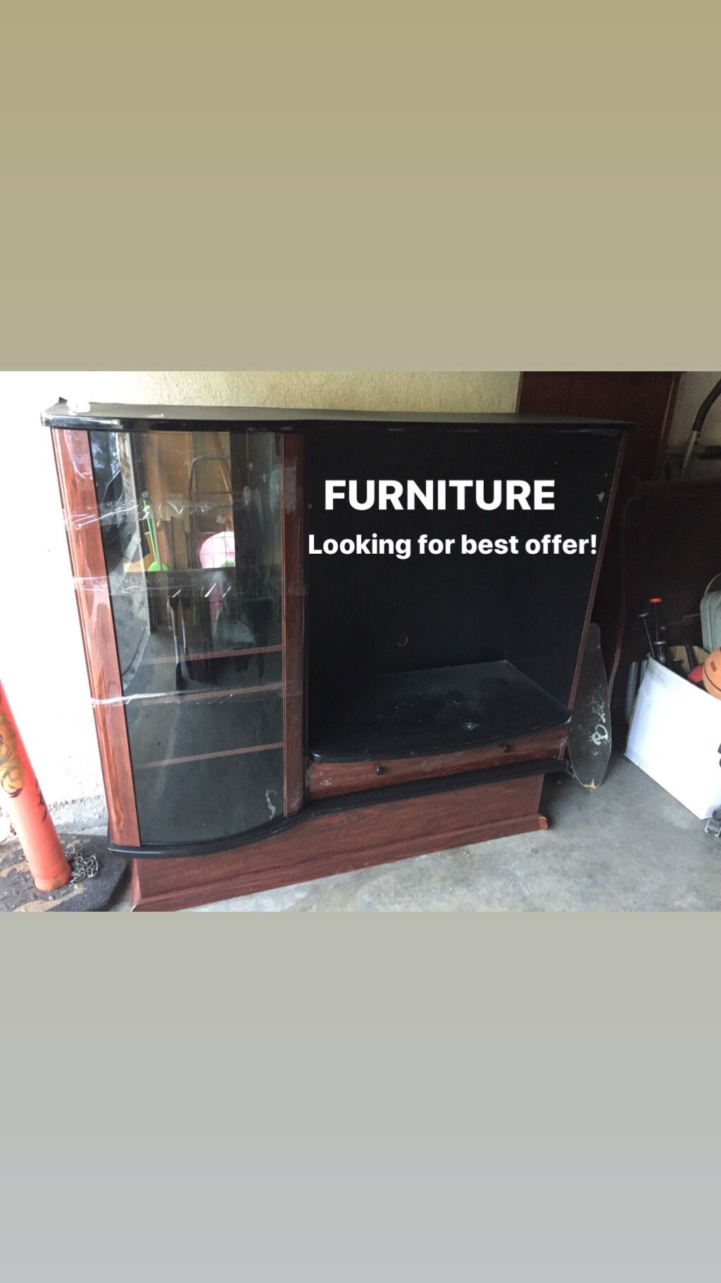 Heavy furniture looking for best offer!