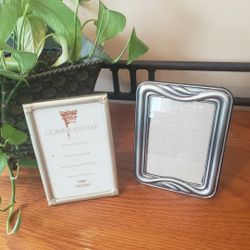 Update(1 avail- ornate) Vtg Classic Silver Photo Frame -Holds  3.5x5 Photos