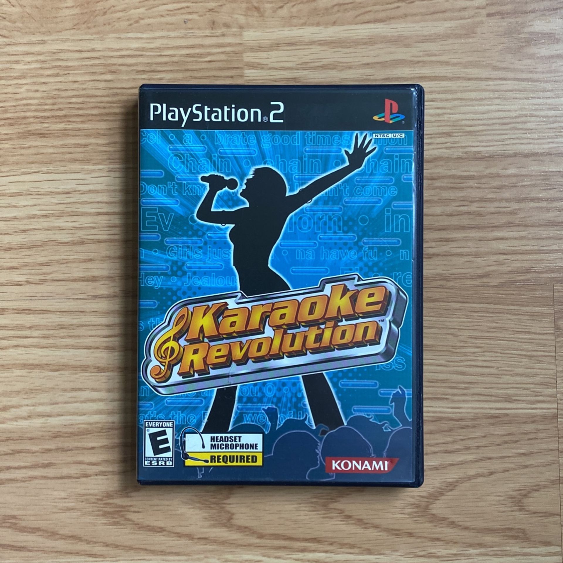 PS2 Karaoke Revolution Video Game