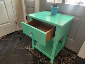 Painted Pottery Barn Kids side table
