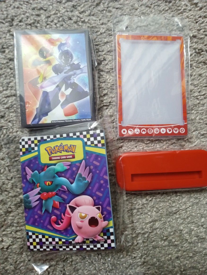 Pokemon Sleeves , Stand & Mini Binder 