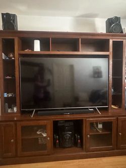 Wooden Entertainment Center